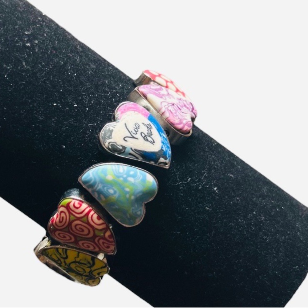 Viva Beads Beautiful Hearted Colorful Bracelet